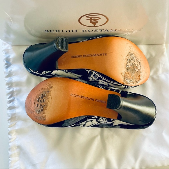 Sergio Bustamante Whimsical Artsy Boho Classic Pumps Size 7 - Picture 11 of 16